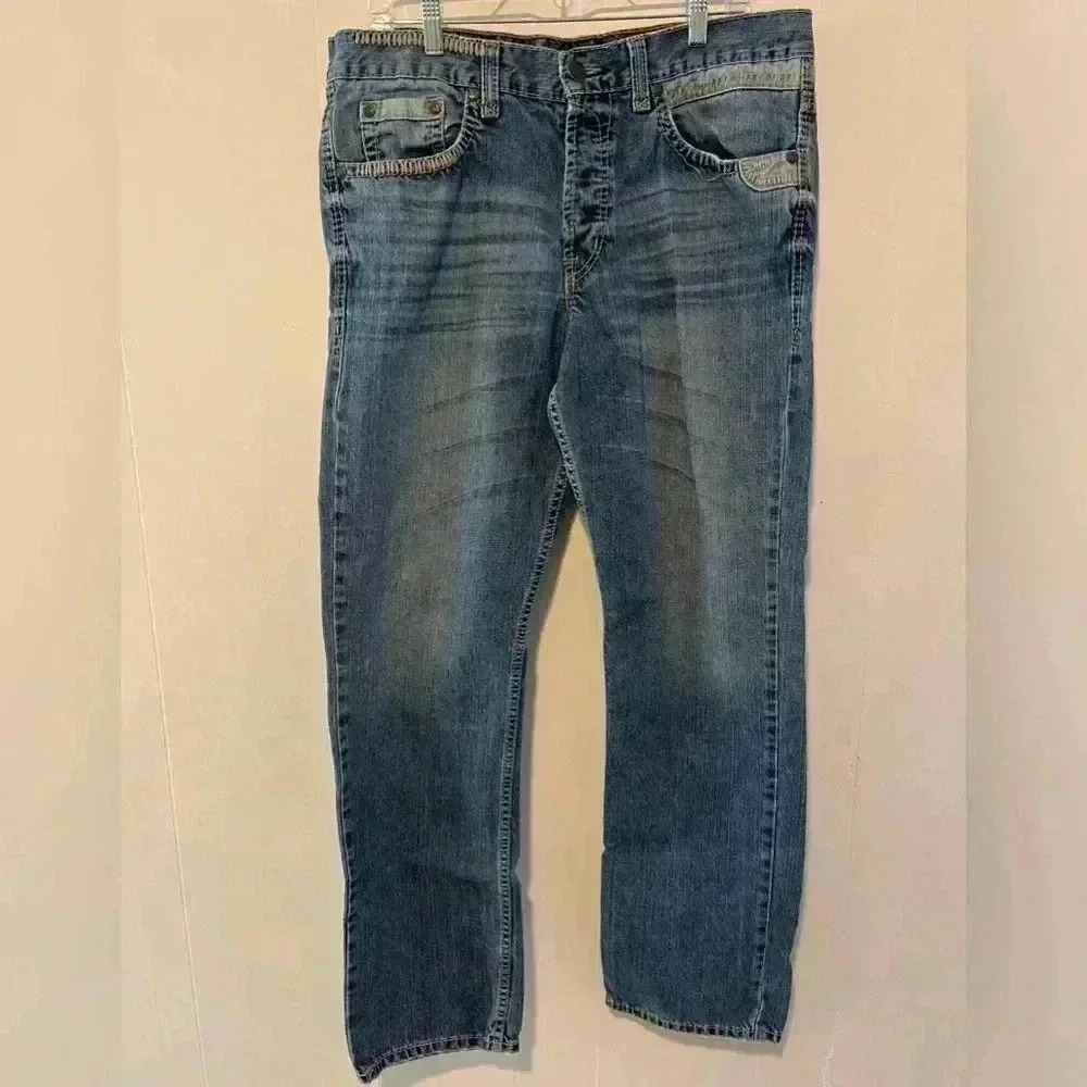 Ten Denim USA Menโs Button Fly Jeans P20